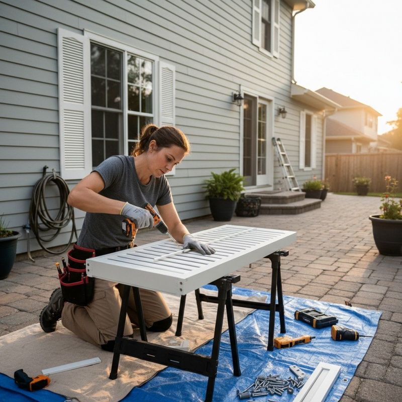 Shutter Reattachment in Alpharetta, GA